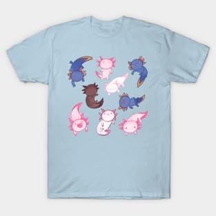 Cute axolotls pack T-Shirt